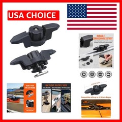 Corrosion Resistant Kayak Line Cleat: Secure & Adjustable with 3/8 Inch Ropes