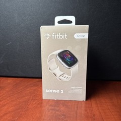 Fitbit Sense 2 Fitness Smartwatch FB521SRWT-US White (1443) New