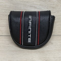 Wilson INFINITE Mallet Putter Headcover Faux Leather Black Red White Golf