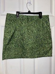 Loudmouth Ladies Golf Skort Grass Print Fun Pickleball Nature Size US 8