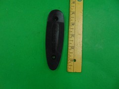 Ithaca gun Buttplate Flat Plastic