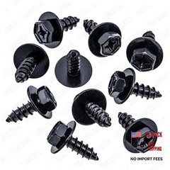 Bumper Cover Mud Guard Rocker Molding Screw Bolt for 90159-60498 10pcs