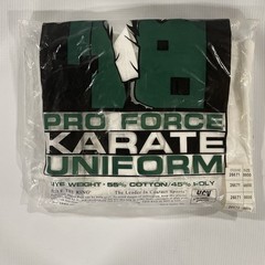 Pro Force Karate Uniform – White Size 0000 New in Sealed Package Stock# 26671