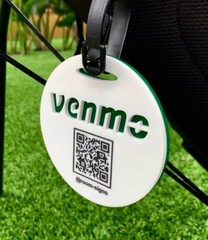 New Venmo Golf Bag Tag For Collecting From Your Friends – Custom Golf Gift Item