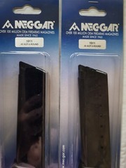 Lot of 2 – MecGar 1911 45acp 8 Round Magazine Blued 8rd Mag MGCG4508BPF
