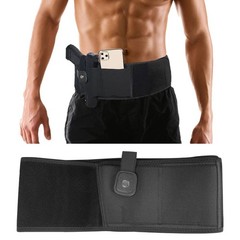 Tactical Belly Band Holster Concealed Hidden Belt Gun Carry Pistol Waist Pouch