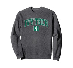 Elite Authentics Ivy Tech Unisex-Adults Kids Black Classic Sweatshirt