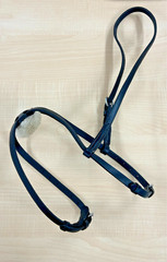 Nunn Finer Figure 8 With Slides Bridle Noseband Dark Brown Leather