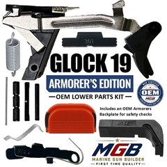 G19 OEM LPK Gen 3 Glock 19 Lower Parts Kit – Armorer Edition Factory Genuine
