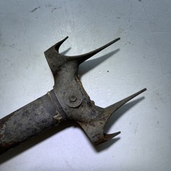 Vintage Bike Bicycle Frame Fork Crown Lug Steel Frame Builder Part