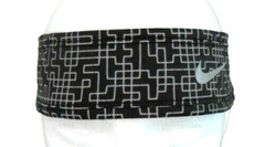 Nike 360 Running Headband 2.0 Black/Silver Adult Unisex OSFM