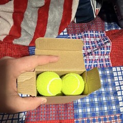 Small Tennis Balls (10) in Small Cardboard Box, MPN Does Not Apply