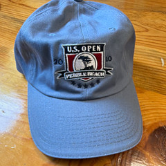 Vibey USGA U.S. Open Pebble Beach 2010 Golf Hat Cap Adjustable Blue Cotton Twill