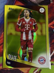 Topps Michael Olise #4 Yellow Raywave FC Bayern München UEFA Champions League