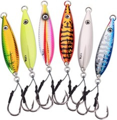 Calissa Offshore Tackle Fast Fall Jig 350g 300LBS Assist Hooks 3/0 Butterfly 6PC