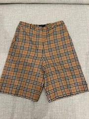 Burberry Women’s Beige Plaid Nova Check Golf Shorts sz USA 4