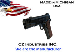 1911 COMMANDER Compensator Brake- Muzzle Brake- w/ SIDE SLOTS 45acp MADE IN USA