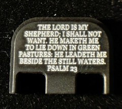 Rear Slide Plate Cover, Magazine Base & Combo Fits All Glock, PSALM 23 VERSE