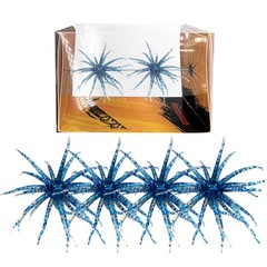 4Pcs Sea Urchin Soft Bait, Realistic Fuzzy Dice Fishing Lure, Floating TPR Swimb
