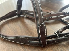 Brand New Butet Figure Eight Cob Bridle Cachou