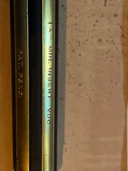 7/8” Black & Gold Pat Pend VDC Solid Fluted Aluminum Seat Post Old School BMX
