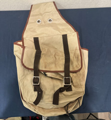 VINTAGE Canvas Saddle Bag for Horses (Beige)