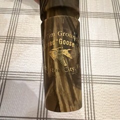 Tim Grounds Goose Talk Half Breed Goose Call Reed Brown/Tan Plastic 1pc