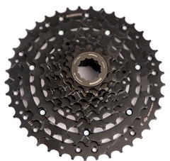 Shimano CUES CS-LG300-9 Cassette 9-Speed 11-41T LINKGLIDE Black, E-Bike