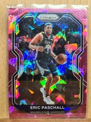 Eric Paschall #71 2020-21 Prizm Pink Cracked Ice PRIZM WarriorsP0201A