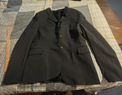 Tuff Rider Size 16 Ladies Very Dark Navy English Riding Show Coat