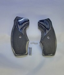 Rock Island M200 M206 Grips – Black Rosewood Oversize Wrap-Around Revolver Grips
