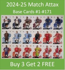 2024-25 Match Attax UEFA Individual Cards #1 to #171 – Buy 3 Get 2 FREE