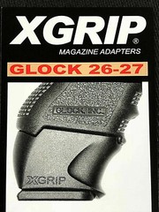 X-Grip for GLOCK 26-27 Fits G17-22 Mag for use on G26 27 Pistols FAST FREE SHIP