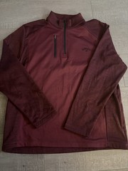 Callaway 1/4 Zip Pullover XL Burgundy Performance Golf Jacket Sweater Men’s