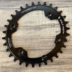 Wolf Tooth Drop Stop XTRM9 96BCD Asym 32T Oval Chainring Fits M9000 M9020