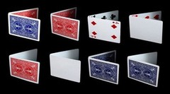 Your Choice FULL DECK Gaff Bicycle Blank,Double,Red,Blue,Back,Face Playing Cards