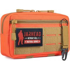 Jarhead Tactical Molle Pouch 1000D Nylon Laser Cut Water-Resistant Admin Bag