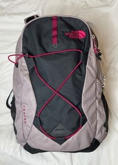 North Face Backpack. Purple and Gray. NWOT