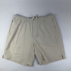 New Mens Bad Birdie Active Beige Solid Lightweight Golf Shorts Size XLarge NWT
