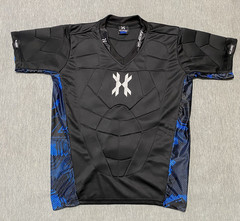 HK Army Jersey Mens Medium/Large Black Crash Paintball Chest Padded Protector