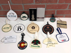 Vintage Country Club Golf Bag Tag Lot 13 Fossil Trace Colorado USGA Legacy Hiwan