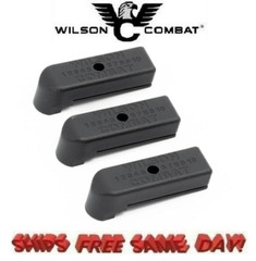 Wilson Combat 1911 Magazine Base Pads, Standard (.350″), Black, 3-Pack, # 47BN