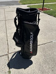 Adams Tight Lies Stand Up Carry Golf Bag 4 Way 6 Zip Pockets Rain Cover New
