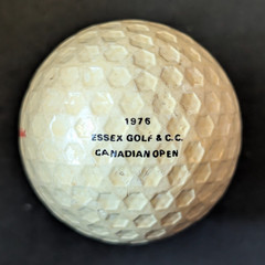 vtg – 1976 CANADIAN OPEN – Logo ball – Essex Golf & Country Club cc