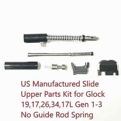 Slide Parts Kit For GLOCK 26 G26 Upper Part UPK NO Recoil Gen 1-3 OEM SPEC+