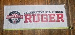 59″x23″ National Ruger Day 10/22 Vinyl Banner Gun Store Man Cave