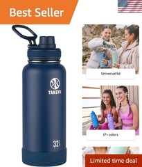 Active 32 oz Dishwasher Safe Insulated Water Bottle – Ideal for All Beverages