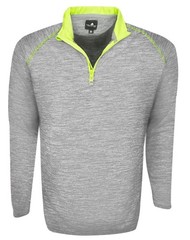 New The Weather Company Golf Activewear Long Sleeve Jersey Medium Gray 58037