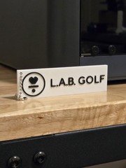 L.A.B. Golf Bag Tag 4.25″ X 1.25″. 3d printed
