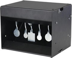 Pellet Gun Target Trap with Resetting Center Shot Metal Bullet Trap for BB Guns